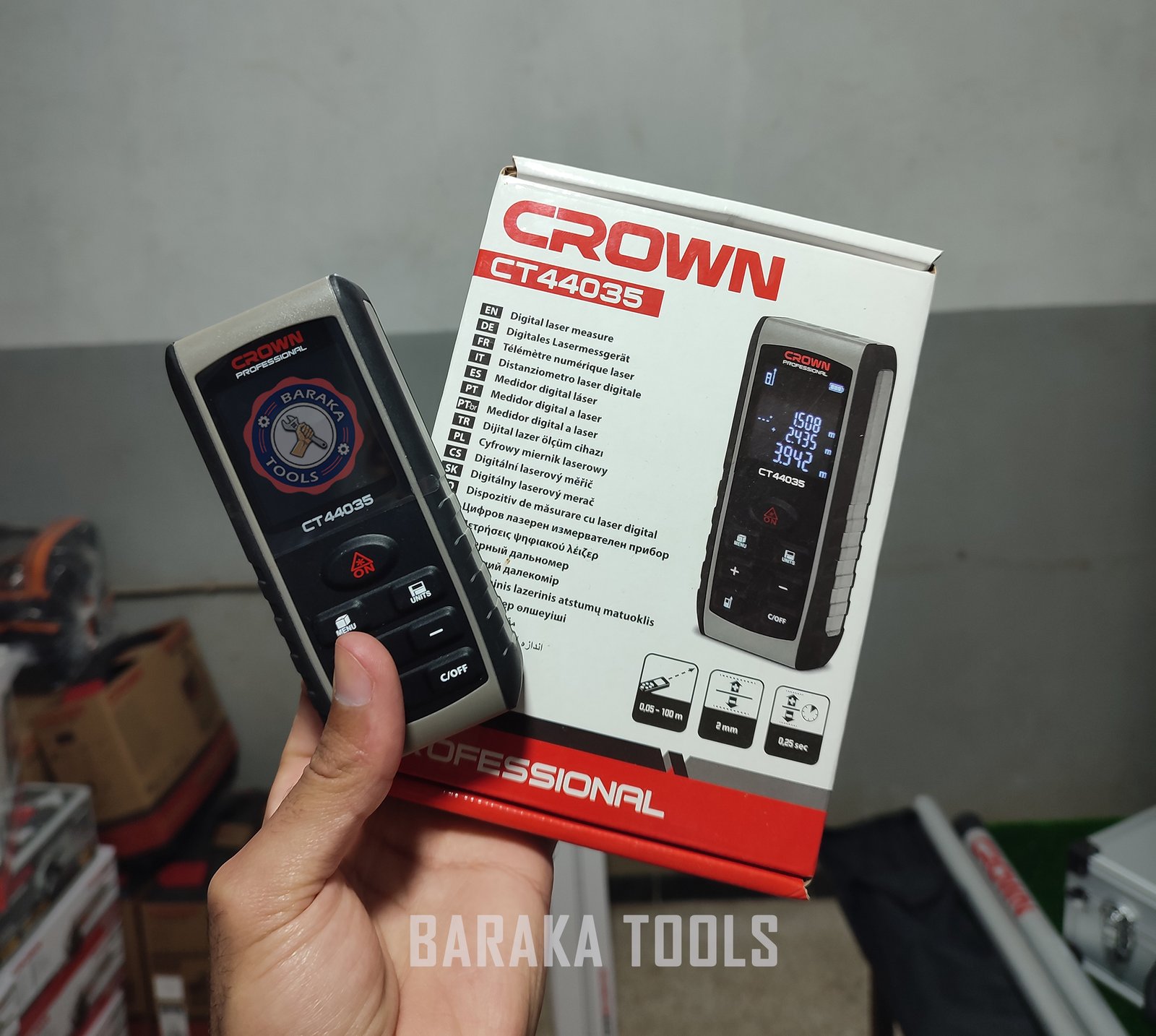 telemetres Laser Crown 40m 100m